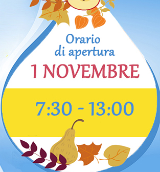Orario 1° Novembre