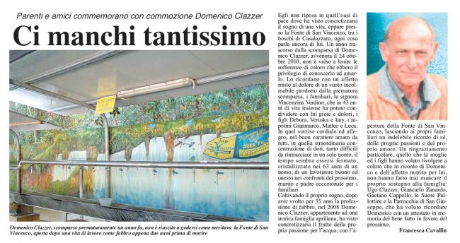 Domenico e la Fonte